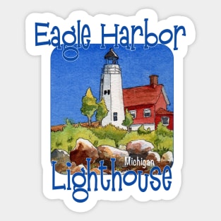 Eagle Harbor Lighthouse, Michigan Sticker